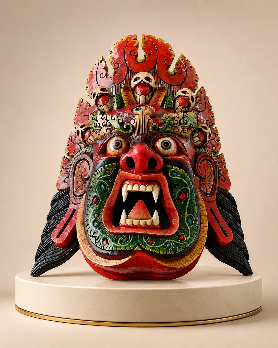 hand painted mask