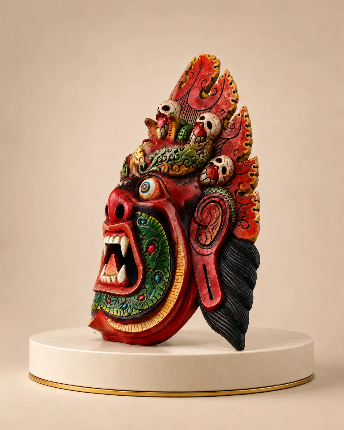 hand painted mask - Image 3