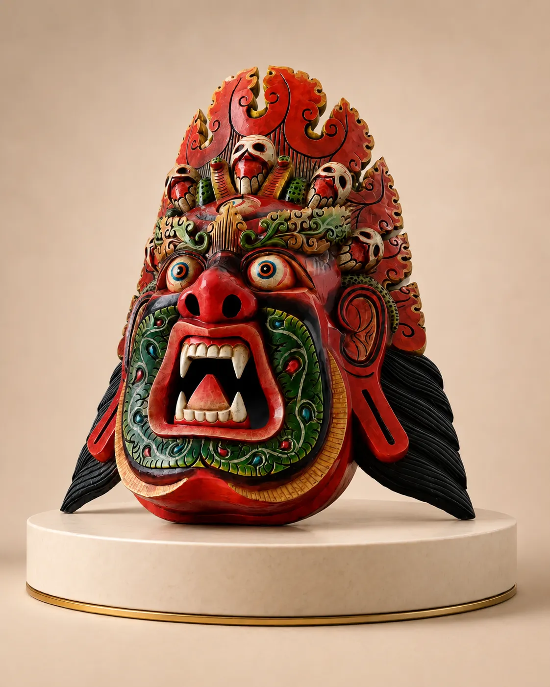 hand painted mask - Image 2