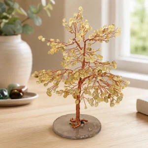 Citrine Tree of Life Ornament
